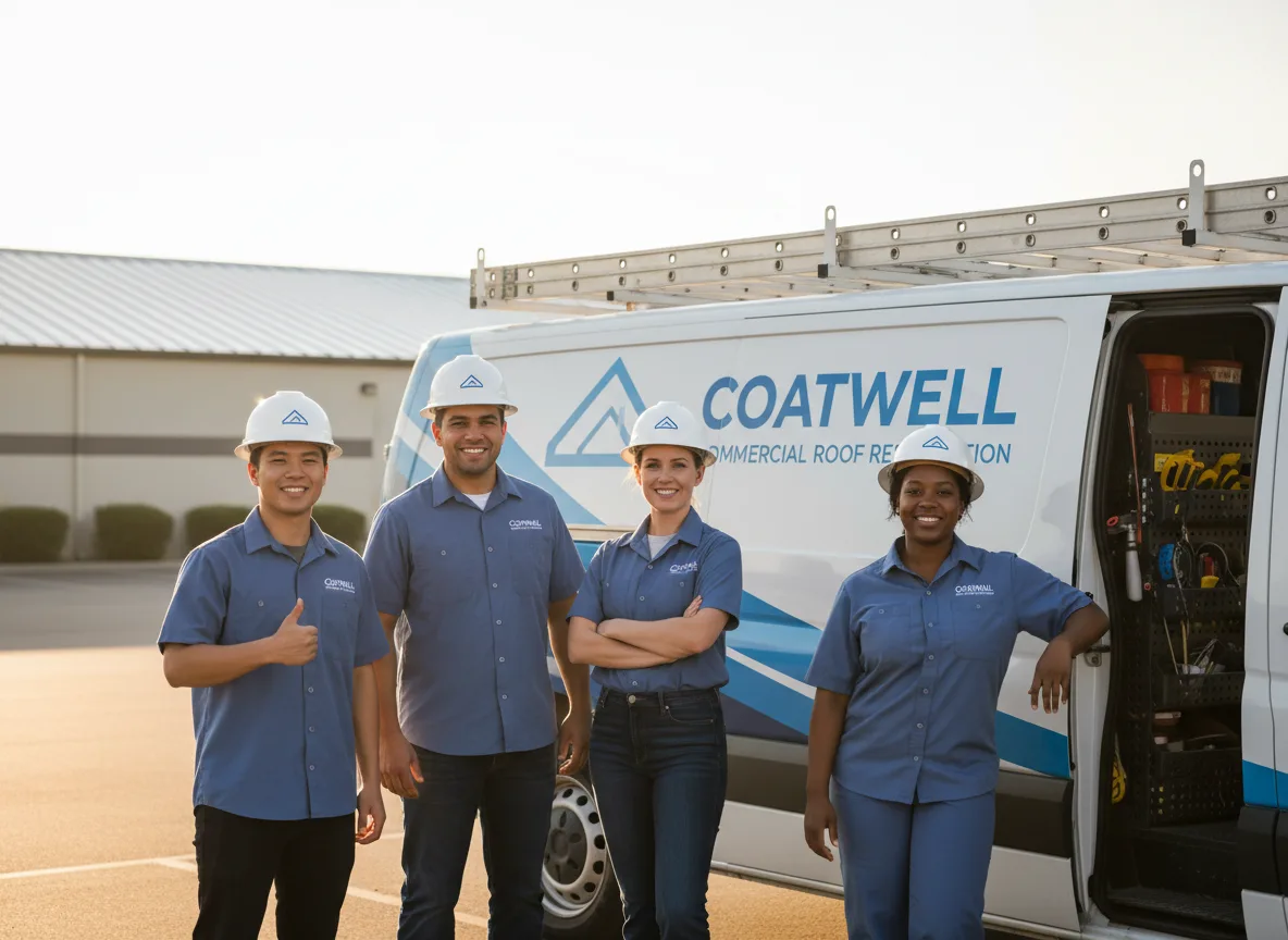 Commercial roof coating company in Platina, CA